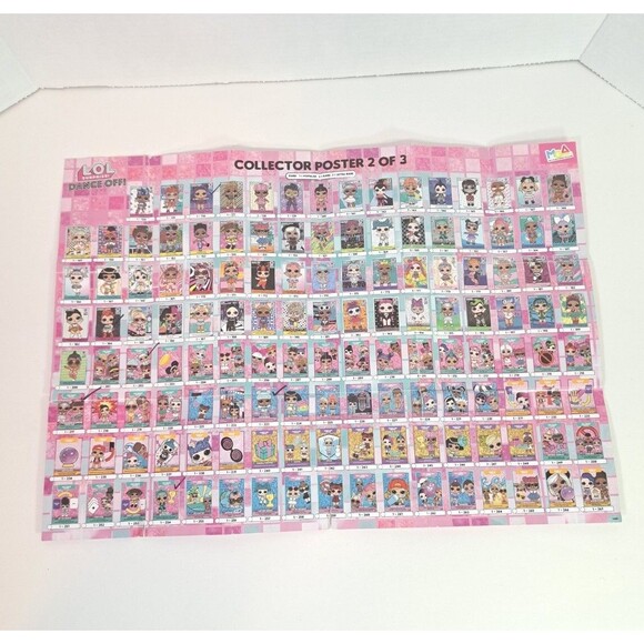 L.O.L. Surprise! LOL Surprise DANCE OFF! Card Game Lot 70 Cards, Tokens & Poster - Picture 6 of 8